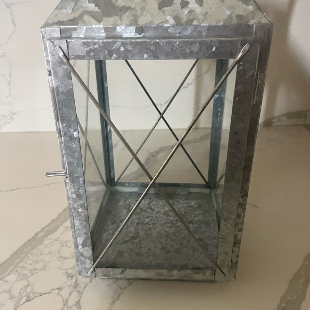 Farmhouse Metallic Lantern Home Accent - Picture 7 of 9